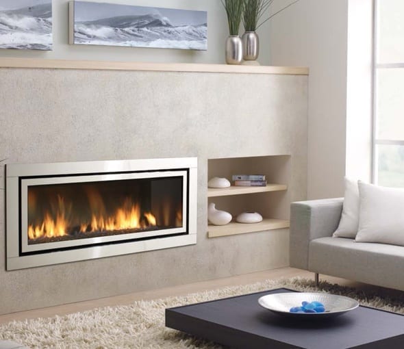 Performance Woodburning Slider Wall Fireplace